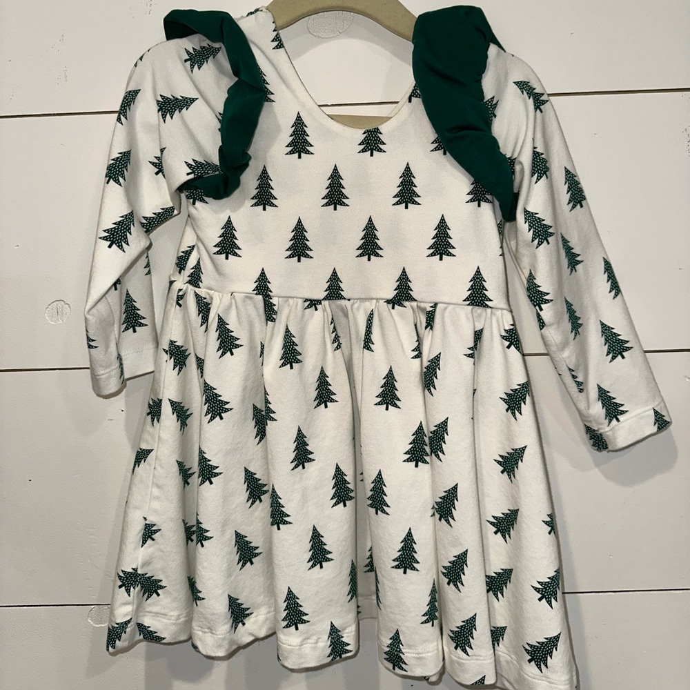 Monica and Andy Christmas Fir ever Dance dress